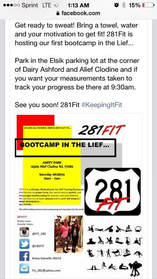 281Fit's tweet photo. #KeepingItFit #281Fit http://t.co/7mEWaKfRZn