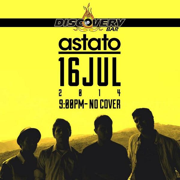 Astatooficial's tweet photo. Llegó el dia, esta noche en @DISCOVERYBAR Disa las 9 pm, entrada libre! http://t.co/0Y3mnBI34L