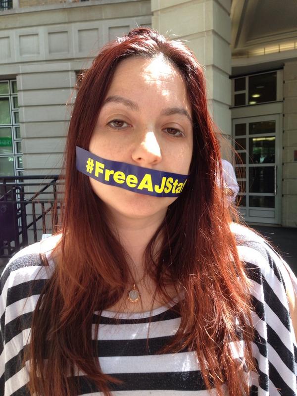 Mandy_Segall's tweet image. #FreeAJStaff 200 days in detention. #journalismisnotacrime. Please retweet