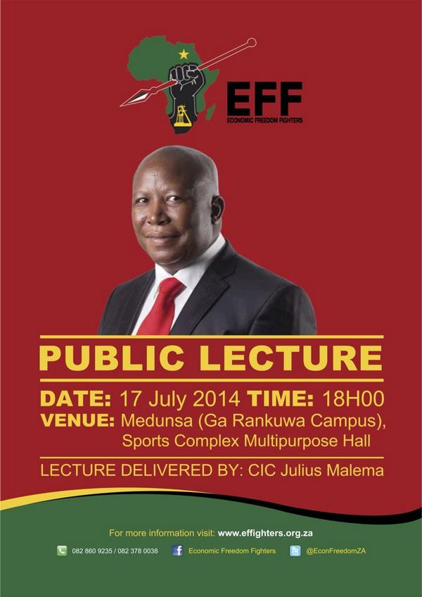 Economic Freedom Fighters tweet media