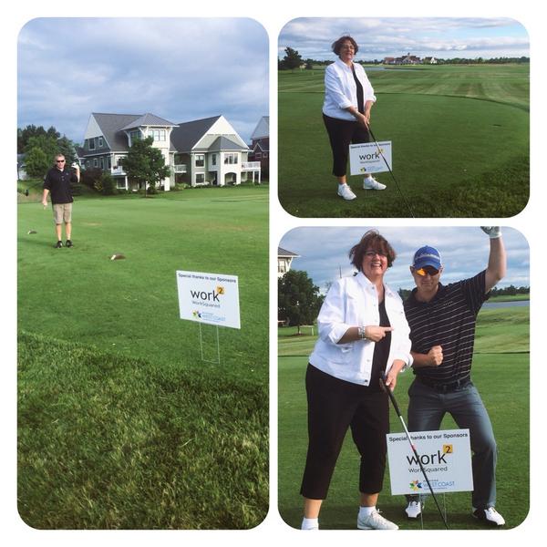 StevenEsbin's tweet image. @WorkSquared @MWCoastChamber Hitting the links and having fun. Beautiful day to be a #michigander #networking