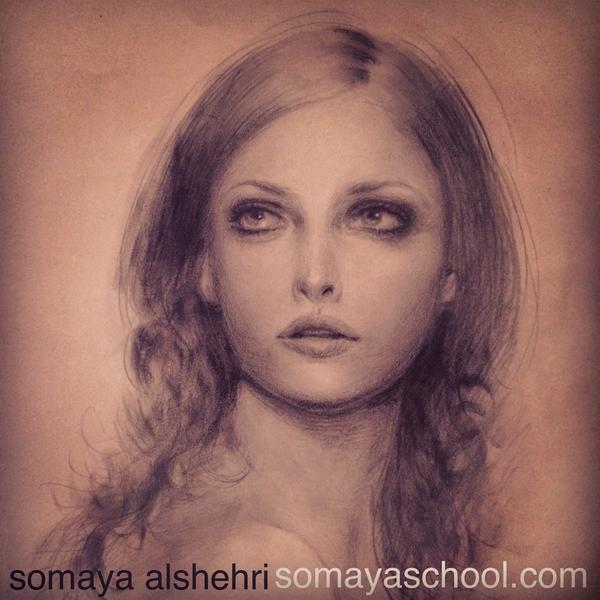 Somaya_Art's tweet photo. لعشاق الكلاسيك 😍
 رسمتها  ٢٠٠٤
Classic fans , this is a drawing back in 2004 , http://t.co/GdBe0LyMJV
