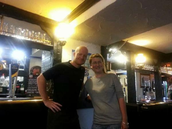 WLPatterdale's tweet photo. Max Branning was at the pub today ☺ http://t.co/4fOSZH0YSQ
