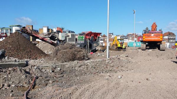Cadmonkey81's tweet photo. @HGPArchitects Work begins on the new Ben Ainslie Racing HQ on the Camber site, Old Portsmouth http://t.co/Ew83vwSqXu