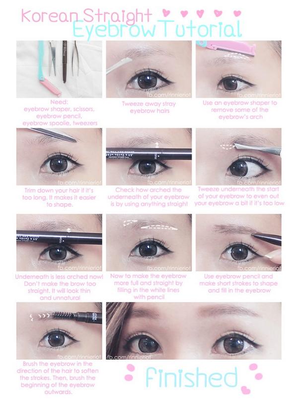 mintishappy_'s tweet photo. วิธีเขียนคิ้วแบบเกาหลี ลองทำแล้วเจ๋งจริงๆนะครัชชช 👀 © rinnieriot #HowtoPerfect http://t.co/MmVgXvWQZE