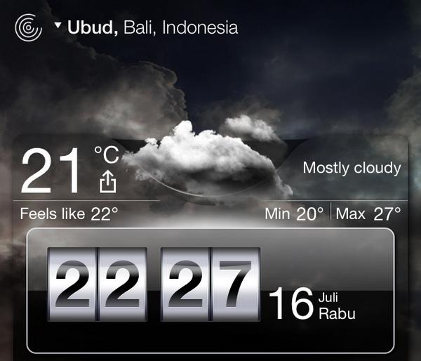 CityHype_Bali's tweet photo. #HCNews Suhu Ubud dan sekitarnya http://t.co/63lXGDy6aG