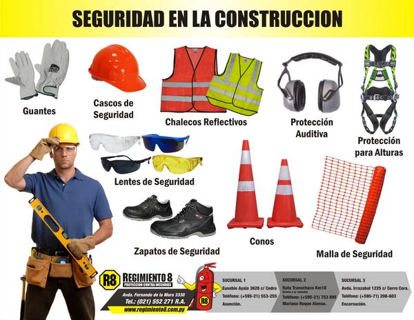 Seguridad en la Construcción, en Regimiento 8 S.A. encontraras los productos adecuados para todo tipo de trabajo.