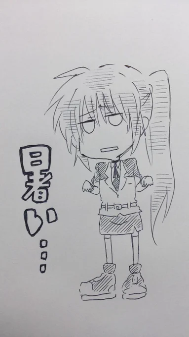 暑い 