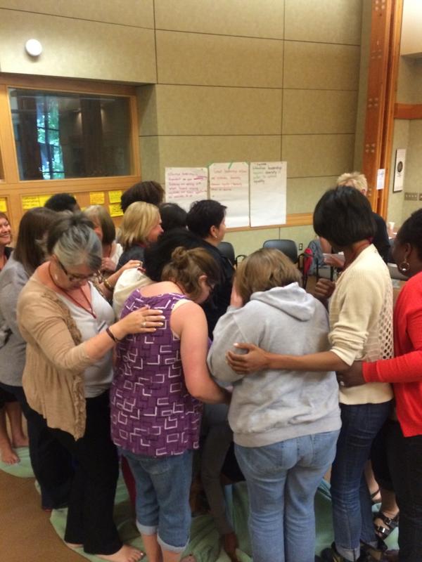 KoniorM's tweet photo. It's not about winning @ETFOnews  Sister in the Struggle amazing women working together #ETFO http://t.co/kXOKZi6taP” #CLCOnt14