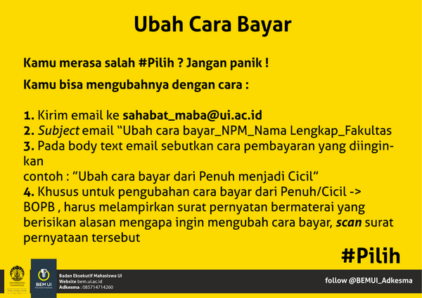 Kamu salah #pilih cara bayar? Jangan panik! Ini jawabannya ->