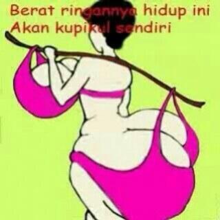 jevelin's tweet photo. Berat ringannya hidup ini, akan ku pikul sendiri 😋 http://t.co/49LYPdErvb
