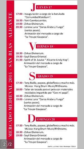 Festes_Alacant's tweet photo. Demà  a les 17:00 inaguració del Mercat Medieval i a les 23:00 la Retreta, Sant Blai  ja comença a sentir la festa. http://t.co/IApanNFR3x