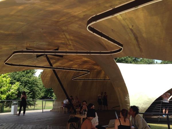 esdas_'s tweet photo. Outstanding the @SerpentineUK 2014 designed by Smiljan Radic #London http://t.co/UgH6CX7H0c