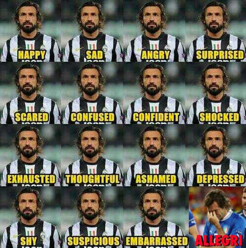 tutticonvocati's tweet photo. "Con Andrea tutto ok" dice #Allegri...ma #Pirlo avrà reagito così? #AllegriAllaJuve #AddioPirlo http://t.co/ekdSNI6AwI