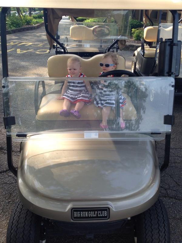 BigRunGolf's tweet photo. Come check out our new Carts!! These little ladies love them!! http://t.co/a7CHTxVdT1