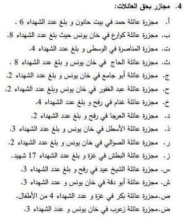 حتى الآن أكثر من 15 مجزرة بحق العائلات الفلسطينية في قطاع #غزة معظمها كانت بسبب قصف منازل الآمنين..وهذه إحصائية رسمية