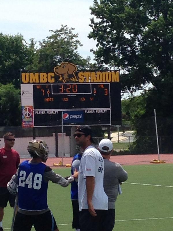 UAShootout's tweet photo. @GonzagaLacrosse up 7-3 with 3 to go in the 1st half. @UAShootout http://t.co/OdeDyUjSSL