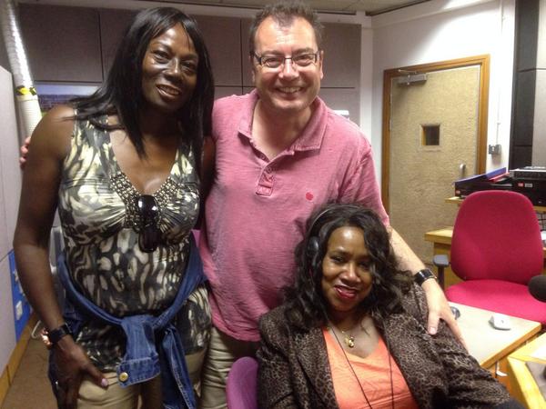 Jazz star Denise King &amp; promoter Althea Browne <a href="/BBCSuffolk/">BBC Suffolk</a>. Lovely ladies. Hope gig goes well 2nite <a href="/TheRepipswich/">The Rep</a>