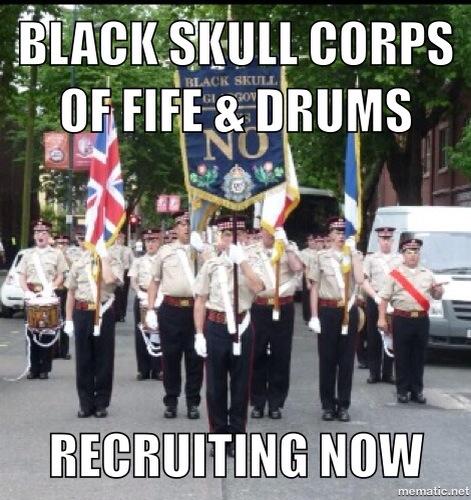 Black Skull Corps of Fife and Drums are recruiting now for all positions within the band,