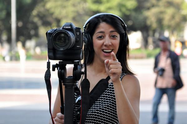 RegularITguy's tweet image. the REAL reason @joeysnow and I look half way decent on camera for @ch9 / #tee14 / #msteched is @Golnaz89
