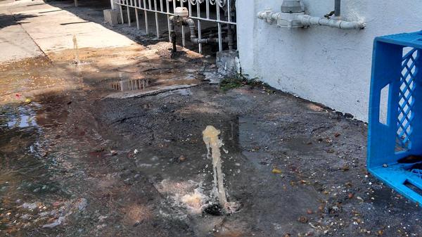 CukaVqz's tweet photo. @telediariomty en la col. ind. del vidrio fuga de aguas negras y no hacen caso a los reportes ! La peste es horrible http://t.co/RwHYgGiyub