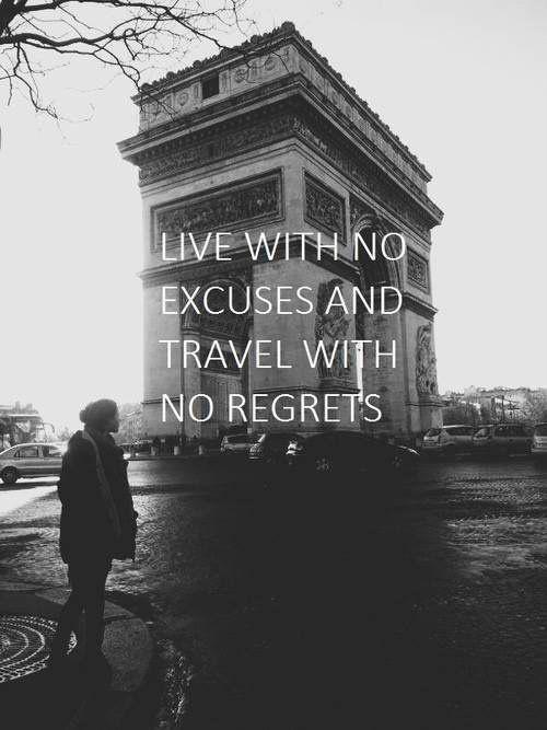 TransatTravePTB's tweet photo. "Live with no excuses and travel with no regrets" #quoteoftheday #travel #noexcuses #live #transattravel #ptbo http://t.co/FfCZhUyM6W