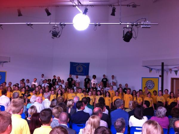 planttreganna's tweet image. Cyngerdd Agoriad Swyddogol @YsgolTreganna Official Opening Concert 16.07.14