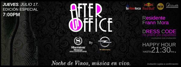 IsidoraProduce's tweet photo. LISTAS POR INBOX! AFTER OFFICE SHERATON MIRAMAR BY OPEL http://t.co/gfialnGMk4