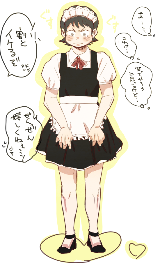 初描きがこんなでごめんノリ先輩…(※女装) 