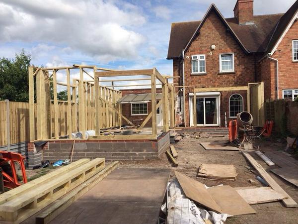 InfoTrident's tweet photo. Frame work in position http://t.co/fiw8RKn4pT