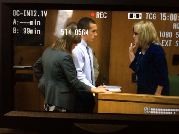 State and defense have reached agreement.  At the bench listening to judge of agreement.