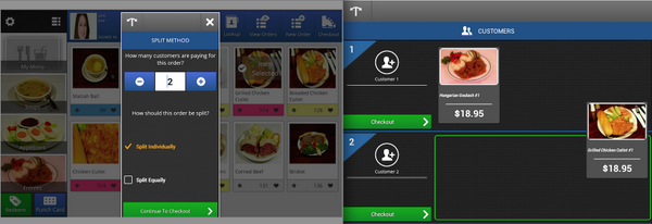 KoupahPOS's tweet photo. Another #SneakPeek Splitting the check made simple @KoupahPOS. Split it evenly or based on what each customer ordered http://t.co/HzHU2OzVSh