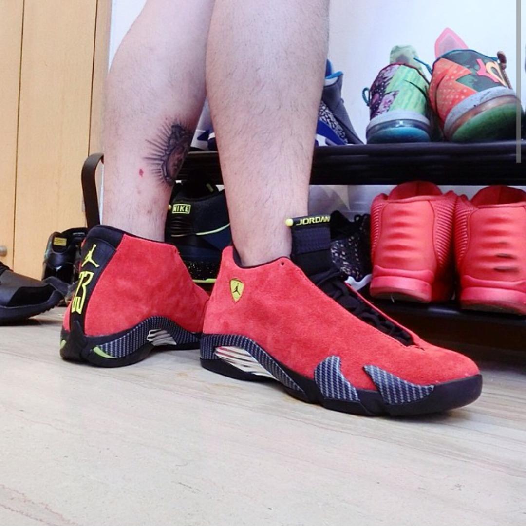 ferrari 14s on feet