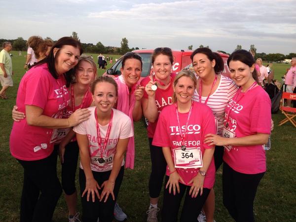 Well done Tesco Marketing Personnel Team <a href="/RaceForLife2014/">race for life</a> #proudboss