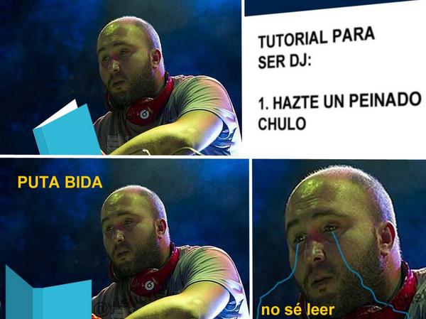 yisucrist's tweet photo. ser DJ no es fácil http://t.co/wEWh6welVA