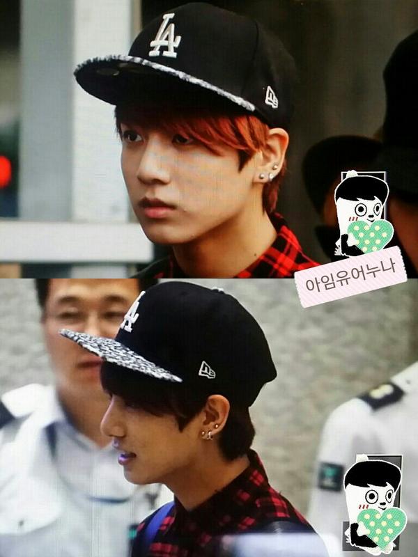 iamyour970901's tweet photo. 140717 인천공항 입국 #정국 #방탄소년단 @BTS_twt 정구기 ㅠㅡㅠ 보고싶었쪙 ㅜㅜㅜ http://t.co/8LZZDHqhVt