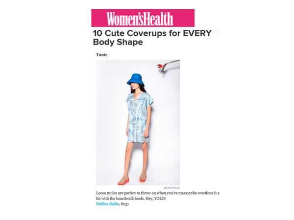 SISTERTRIBES's tweet photo. @WomensHealthMag features the @delfinabalda SS14 Mimic Tunic in their 'Ten Cute Cover Ups For Every Body Shape' story http://t.co/js6bSczTCu