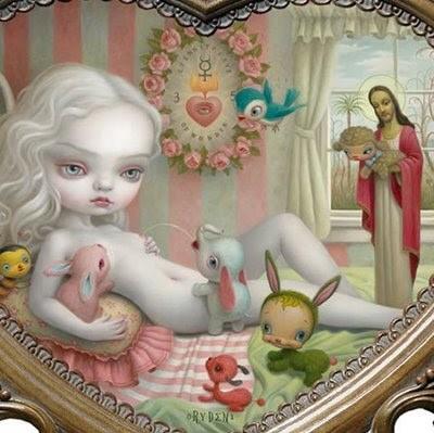 毒かわいいグロかわいい Auf Twitter Mark Ryden ファンシー ブラックユーモアを掛け合わせたコンセプトを描く画家 グロかわいい 毒かわいい 夢かわいい イラスト Mark Ryden Http T Co P1ad4tevnl