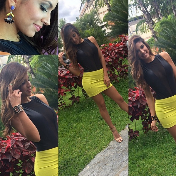 lamaracuchisFC's tweet photo. - Outfit de hoy: Los zarcillos son de @CosmopolitanAcc el body de @bequevechic #Lookscarlafield http://t.co/Y8ZD0dJSzn