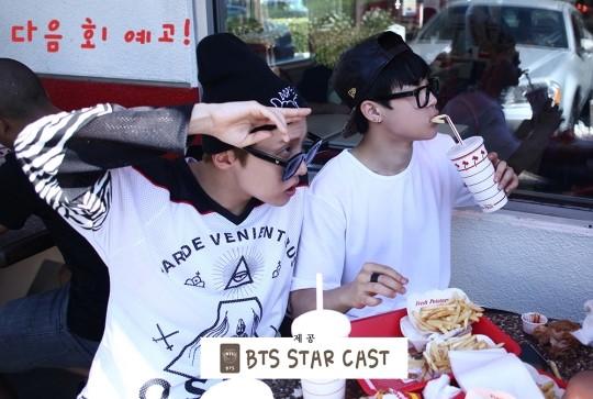 BTS_FACTS's tweet photo. [NAVER STARCAST] BTS in LA - J-Hope &amp; Jimin @BTS_twt #BTS400Days http://t.co/aHiPHt6Guf