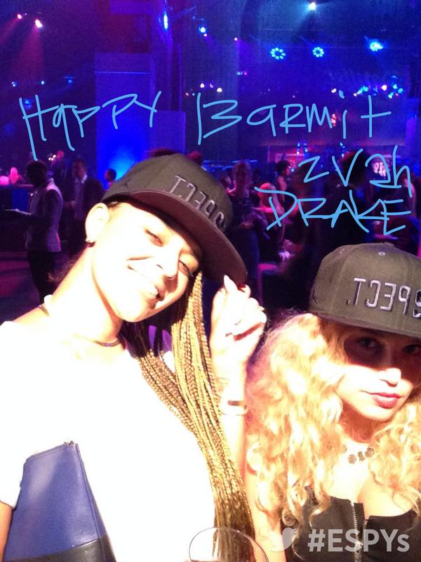 espnW's tweet photo. Live from the official #ESPYs Post Party with @cappadonna, @cevilee http://t.co/vbFX4wuAQr