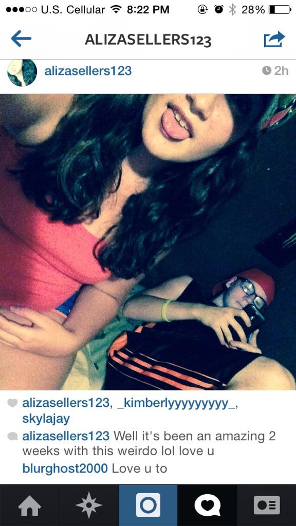 tori_marie04's tweet image. My brother loves this girl so much. #twoweeksstrong 😂😂😂