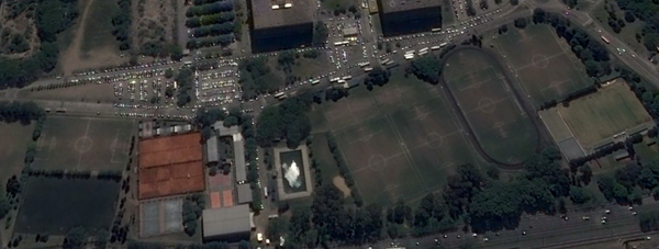 Qué lindo se ve nuestro predio desde el cielo, eh...qué lindo es <a href="/UBADeportes/">UBA Deportes</a>