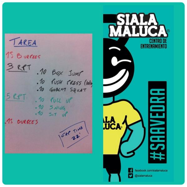 sialamaluca's tweet photo. WOD 16/7 #BOX1 saavedra http://t.co/kynCKdDA6F