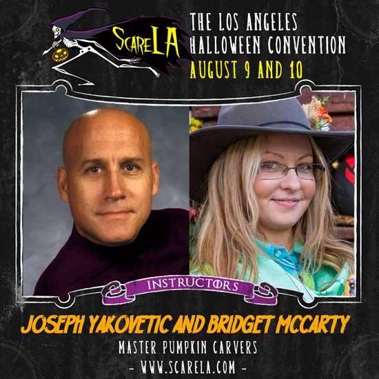 ScareLosAngeles's tweet photo. Learn expert pumpkin carving techniques from Bridget McCarty &amp; Joseph Yakovetic on Saturday, August 9th! http://t.co/8c23FAomg3