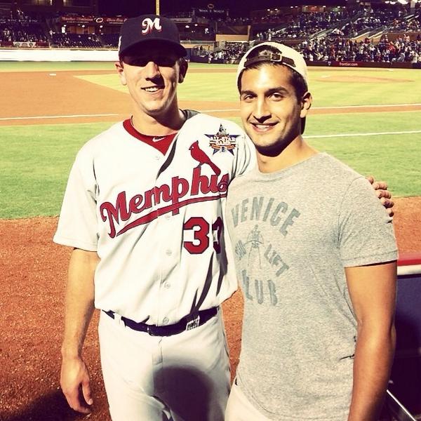 SahilBloom's tweet photo. So proud seeing my @StanfordBSB teammate and amazing friend Stephen Piscotty in the AAA All-Star Game! #ASGDurham http://t.co/8XVJMX1We1