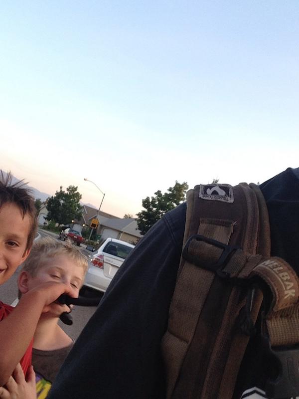 bilywonka's tweet image. I feel like I'm nursing calves #scouthike