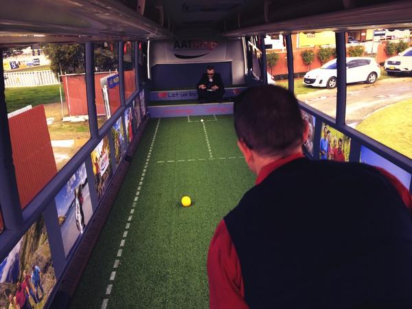 This is definitely a new one. Mobile Lawn Bowls. Unreal! <a href="/PRIME7NewsWagga/">PRIME7 News Wagga</a>
