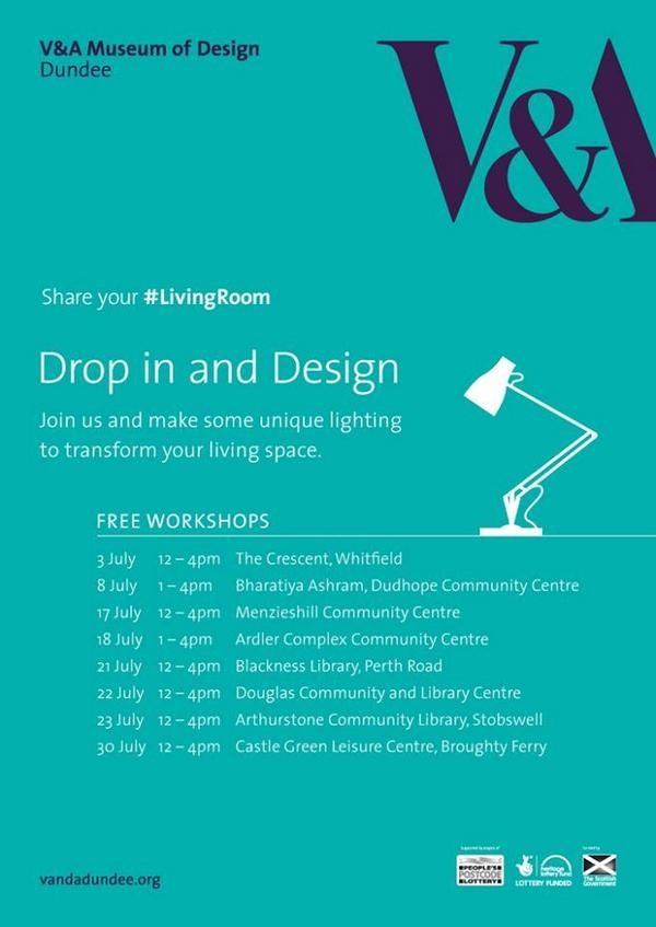 skillsharednd's tweet image. Drop-in design workshop today at Menzieshill Community Centre 12-4pm with @VADundee #LivingRoom