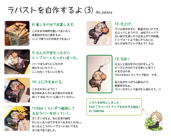なぎなぎ 先日のラバスト作り方まとめました イラストを置いとくので ぜひ作ってみて下さいな W 材料はホームセンターで2500円くらいでそろいます ストラップ部分は手芸屋か 手芸道具扱ってる100均とか 費用は1個当たり100円 Http T Co